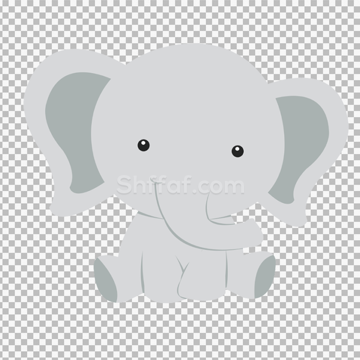 صورة فيل بيبي شاور بدون خلفية baby elephant transparent png