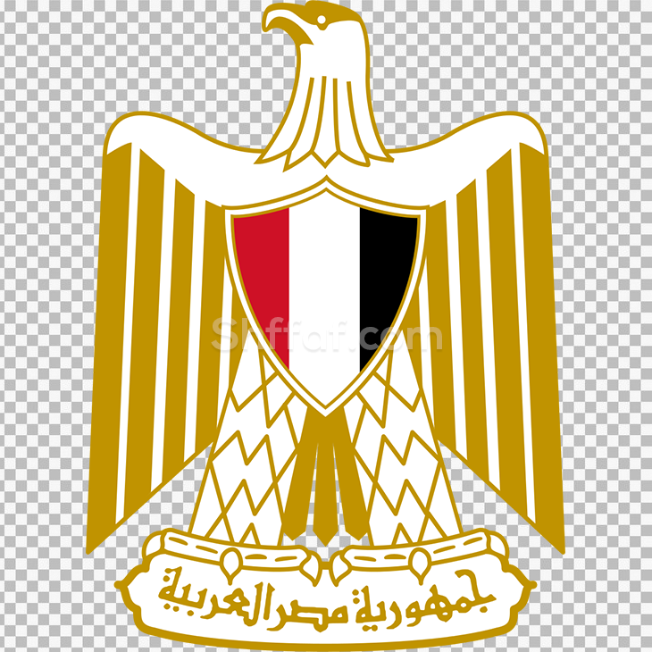 شعار مصر النسر خلفية شفافة egypt flag png