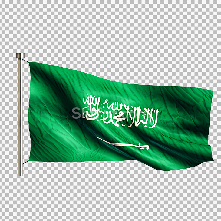 علم السعودية يرفرف بدون خلفية saudia flag png