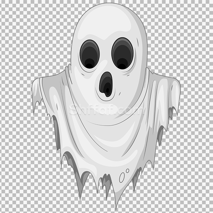 صورة شبح مخيف كرتون ghost png