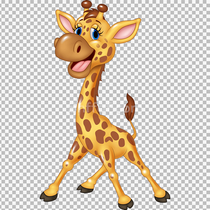 صورة زرافة رسوم متحركة Giraffe cartoon png