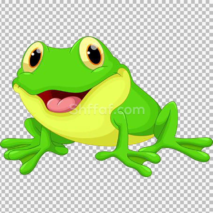 صورة ضفدع اخضر رسوم متحركة frog green cartoon png