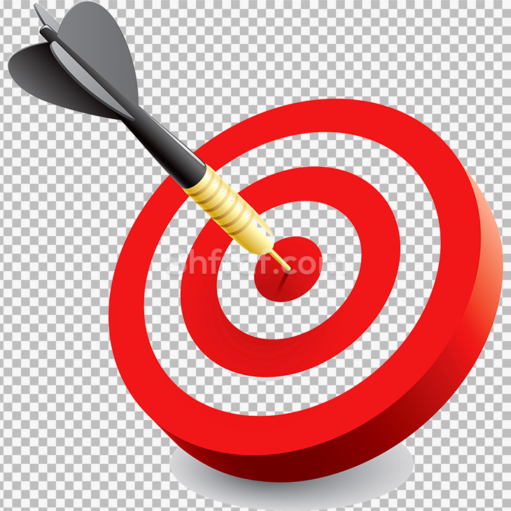 ايقونة هدف ايقونة هدف رؤية توجه target icon red png