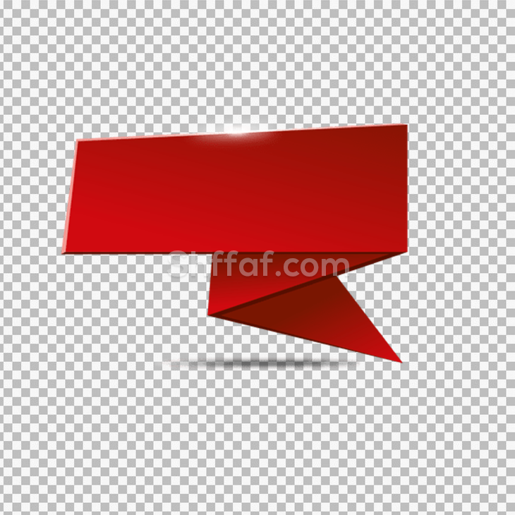 لافتة خلفية احمر للنص شفافة banner red png