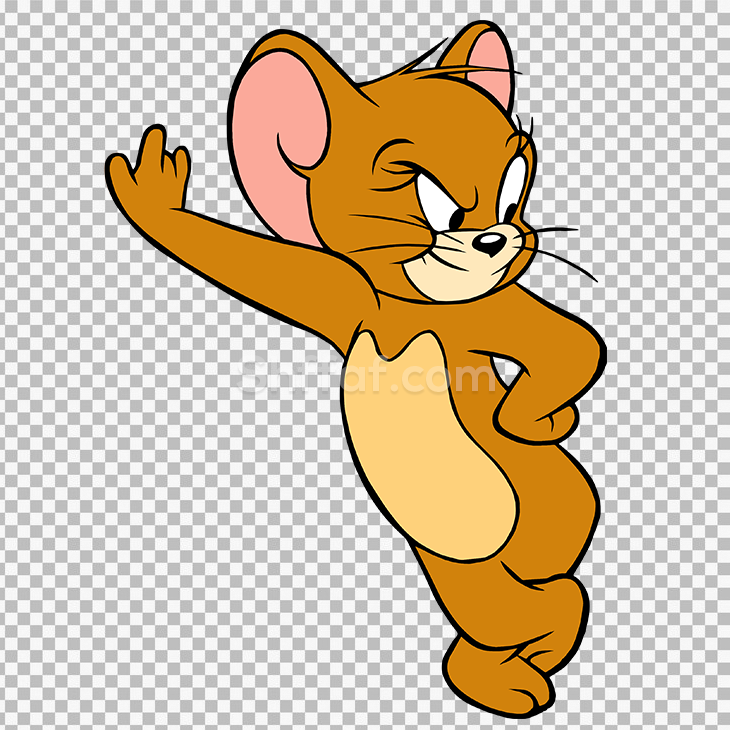 الفأر جيري غاضب صورة شفافة jerry png