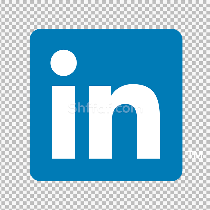 ايقونة شعار لينكدان مفرغ LinkedIn png