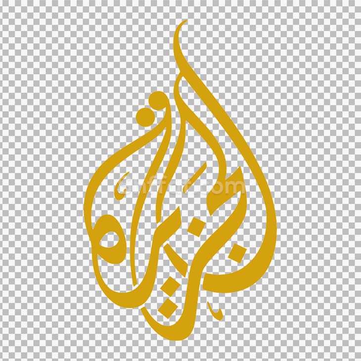 شعار قناة الجزيرة مفرغ Al Jazeera logo png