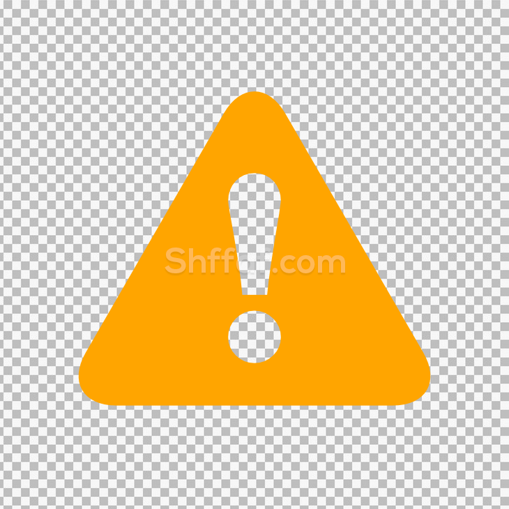 ايقونة تحذير تعجب لون اصفر alert exclamation icon png