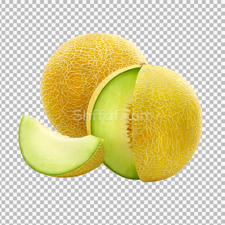 صورة شمام كنتلوب مفرغ Cantaloupe Honeydew png