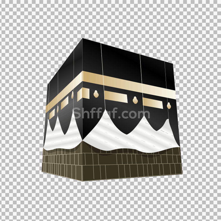 صورة الكعبة مفرغة رسوم Kaaba Great Mosque of Mecca png