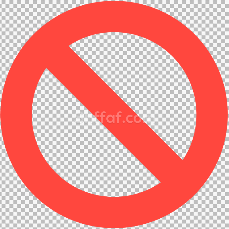 ايقونة حظر ممنوع توقف Stop sign icon png