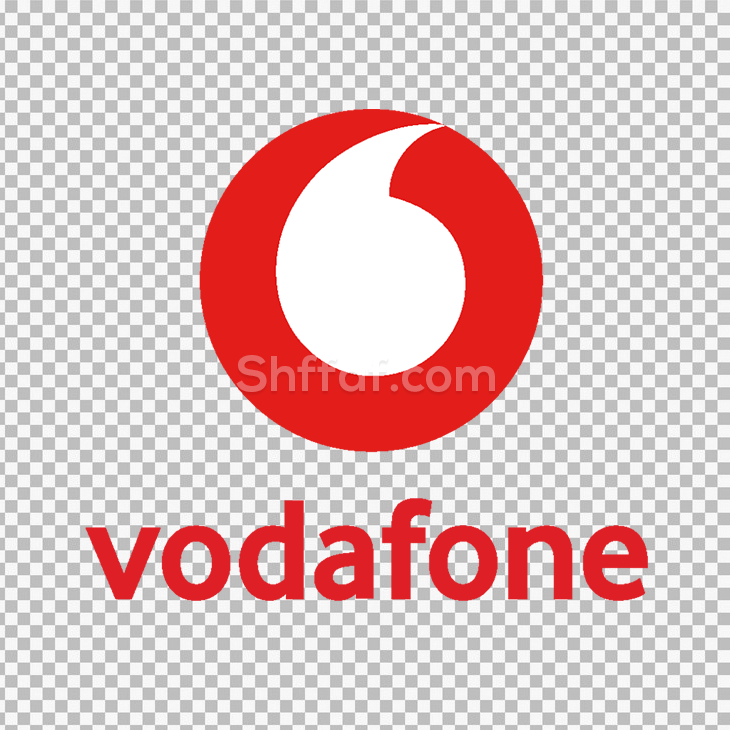 شعار فودافون بدون خلفية Vodafone egypt png