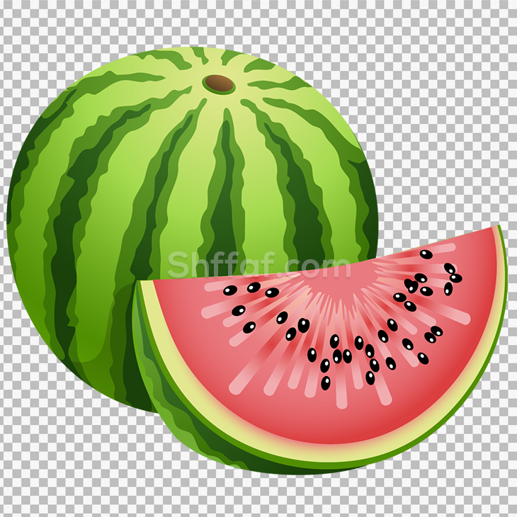 صورة بطيخة رسوم مفرغة watermelon cartoon png